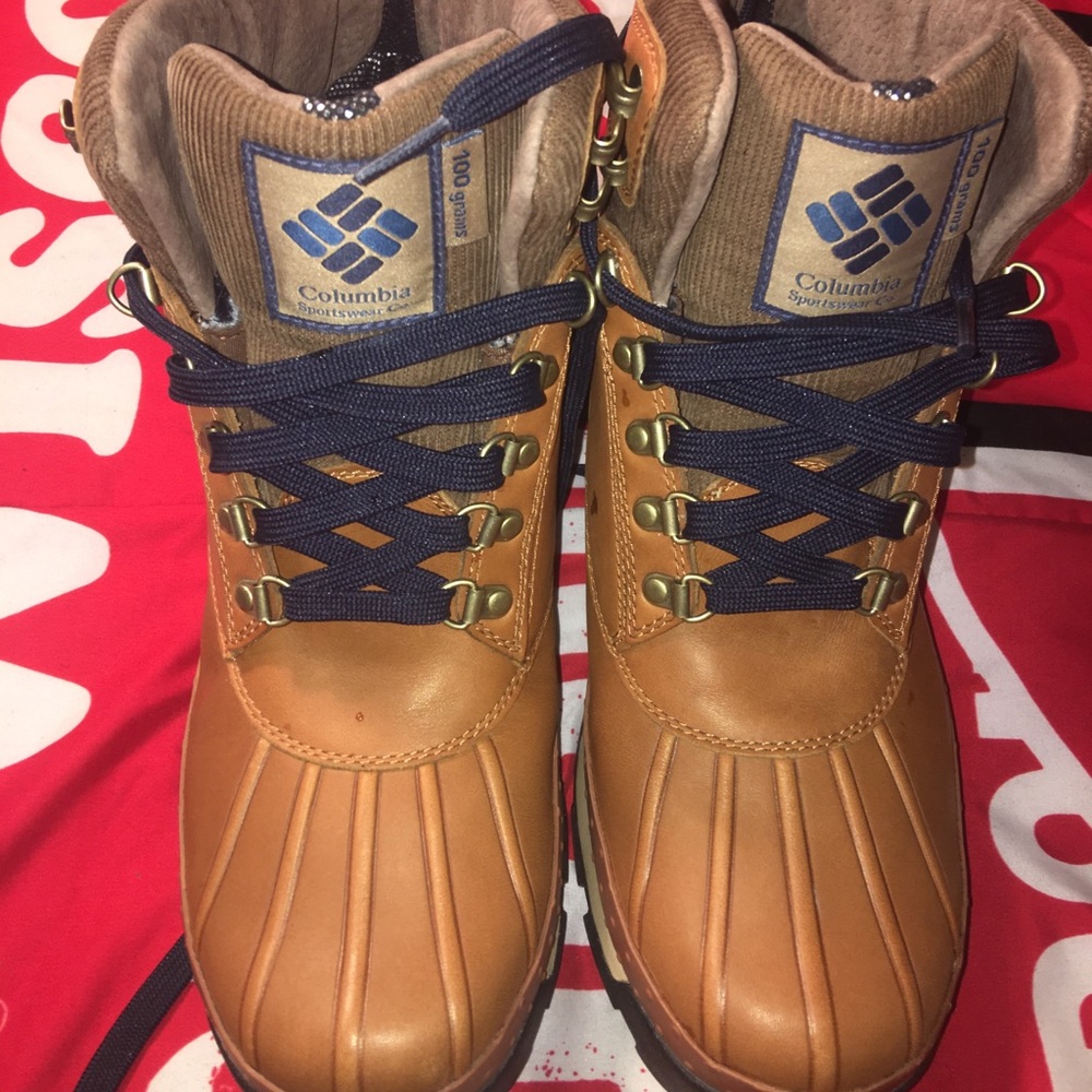 Columbia omni Heat waterproof boots size 10